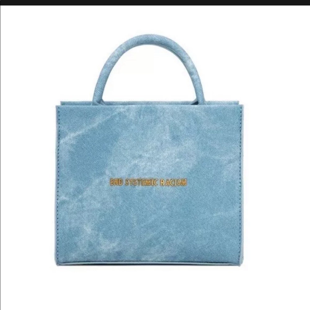 Brandon Blackwood Blue Denim ESR Tote